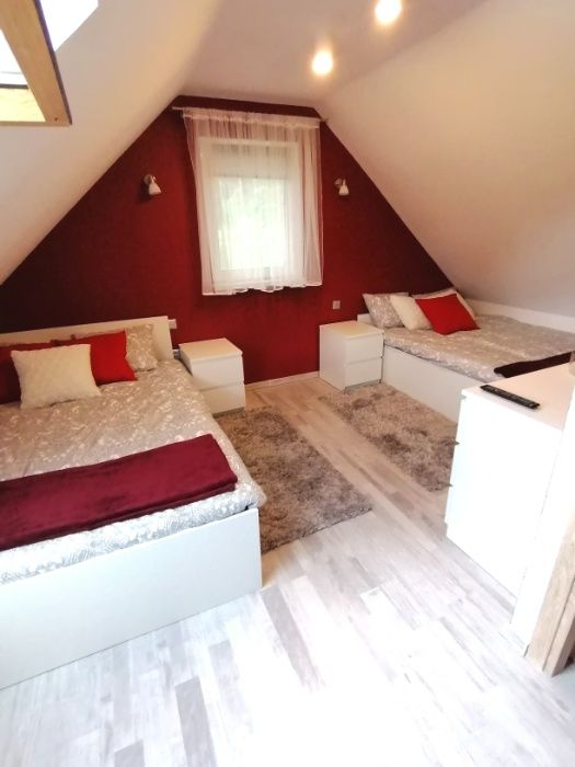 Ostoja 1 nad Szelągiem, domek nad jeziorem, nocleg mazury