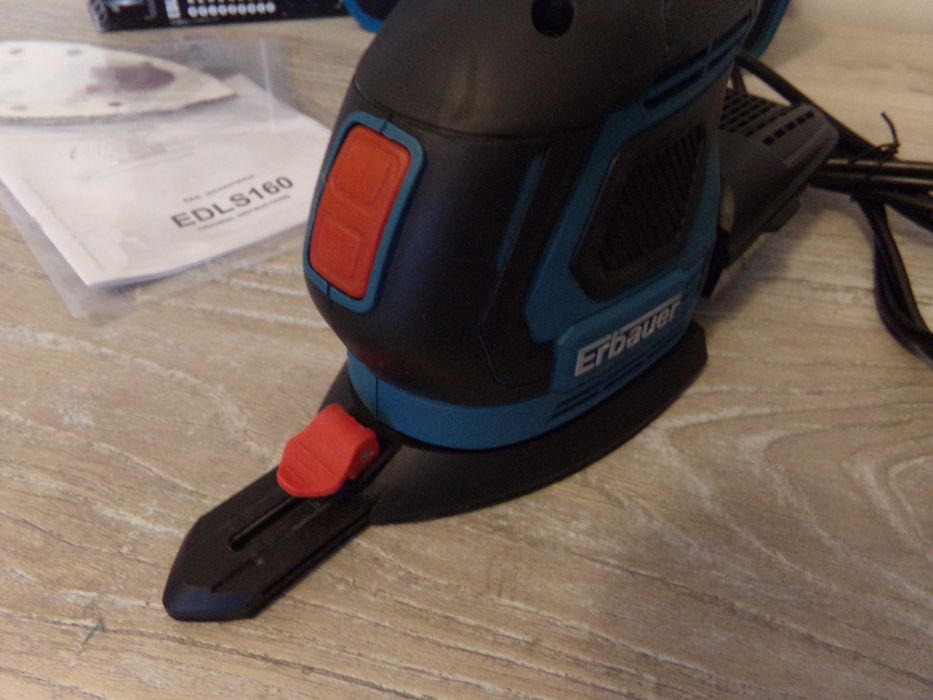 NOWA szlifierka oscylacyjna Erbauer EDLS160 żelazko delta