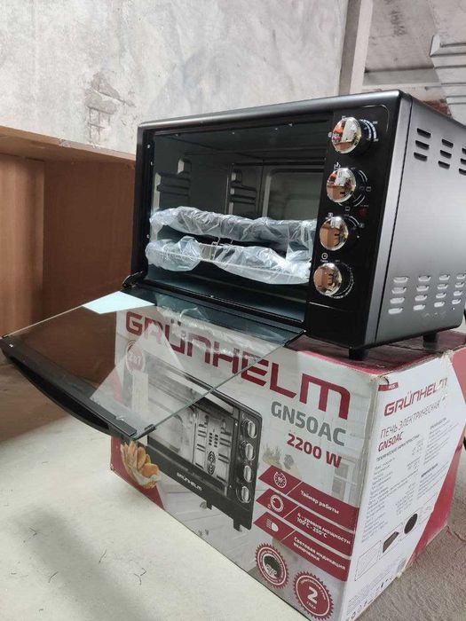 Электрическая печь с конвекцией - GN50AC, 50л, 2200 Вт GRUNHELM
