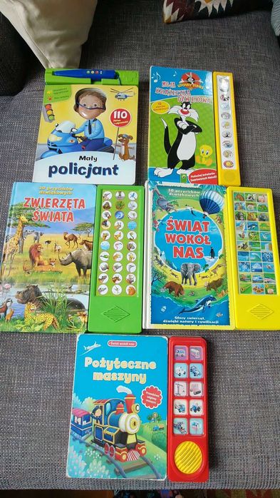 Książeczki dźwiękowe, interaktywne