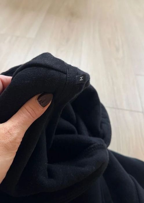 Bluza spodnie dresy komplet strong point r. S M czarny gruby zimowy