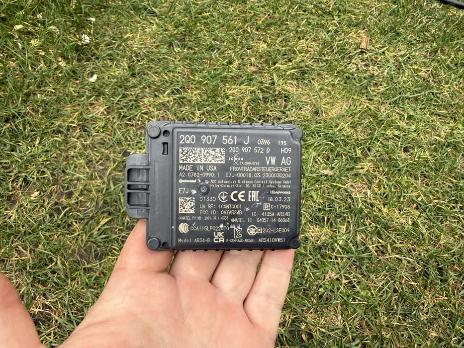 2Q0907561J vw audi skoda wag дистронік адаптивний круїз датчик