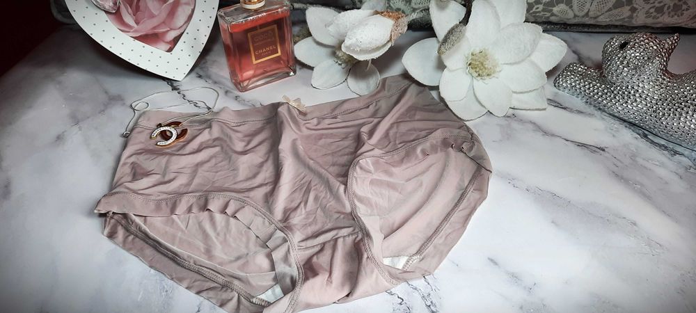 majtki retro panty jedwabny nylon