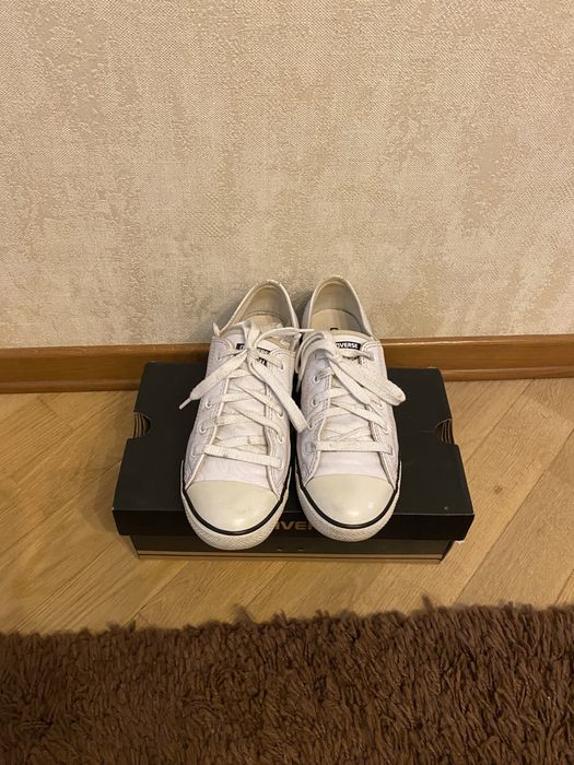 Кожаные кеды Converse, р.39