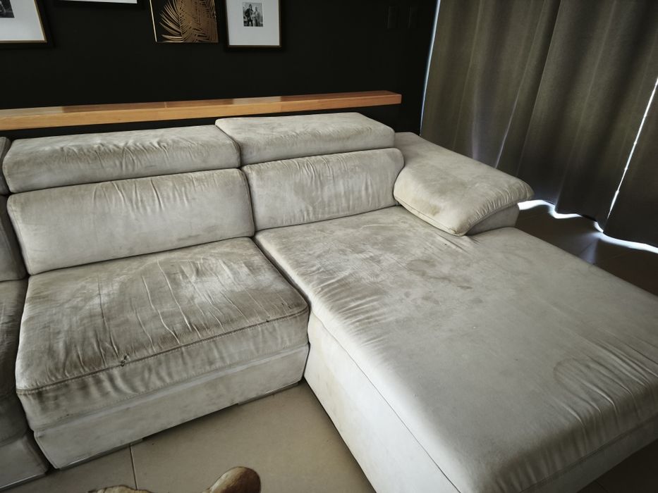 Sofá com chaise  5 lugares