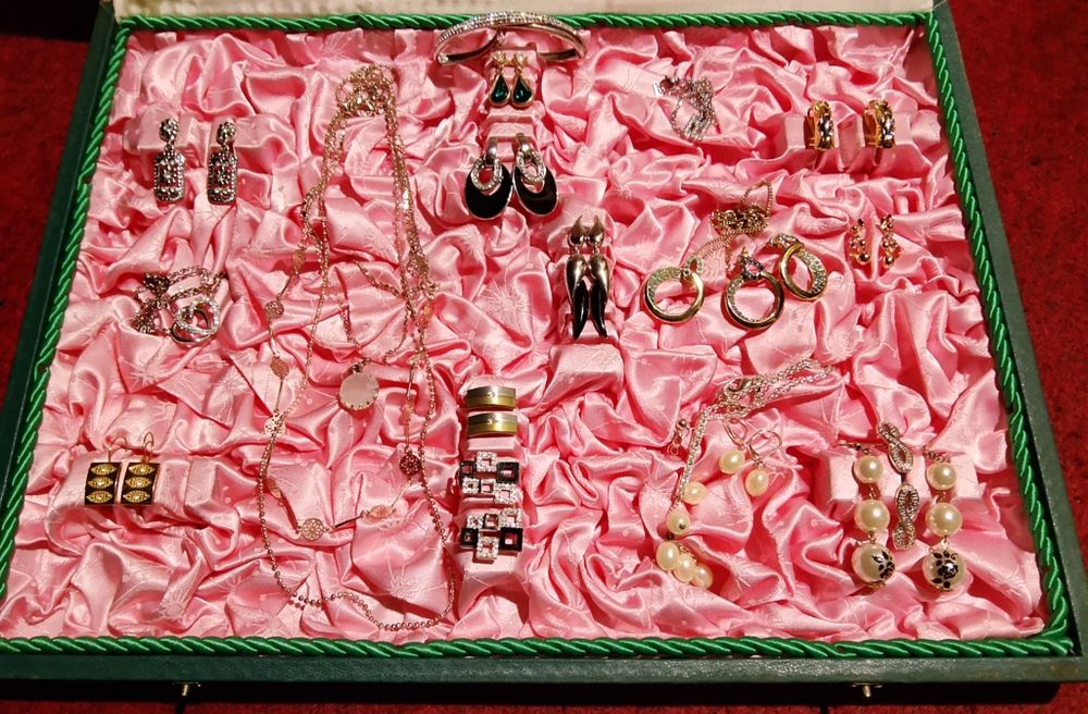 Biżuteria pozłacana/srebrna mix