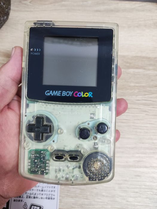 Game Boy color transparente japonês Nintendo