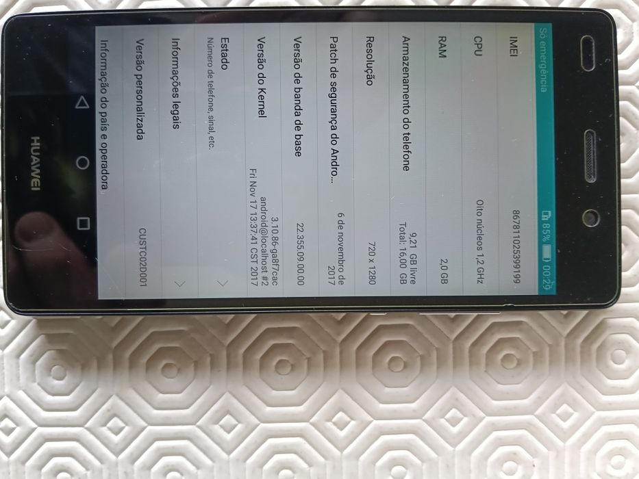 Tlm Huawei P8 lite