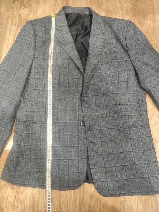 Garnitur szary męski