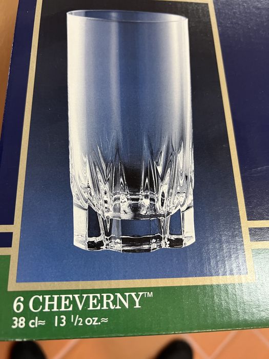 Vendo 1 Conjunto de 6 Copos Cristal D'Arques de 38cl Cheverny  Copos Talhados