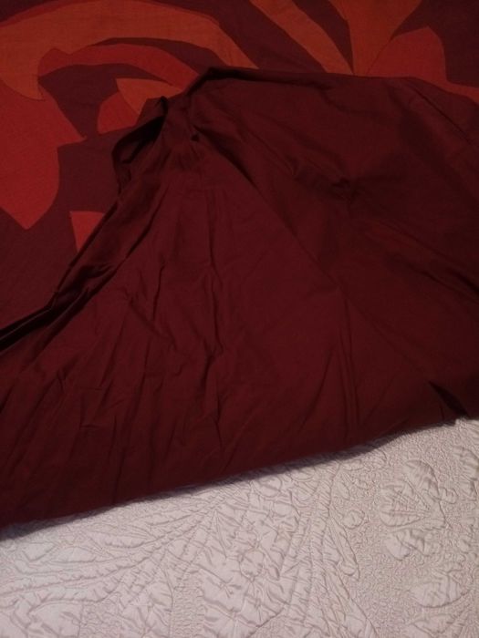 Capa  edredon  Zara Home   tons tijolo tamanho 2,20 x2,20  + 2 fronhas