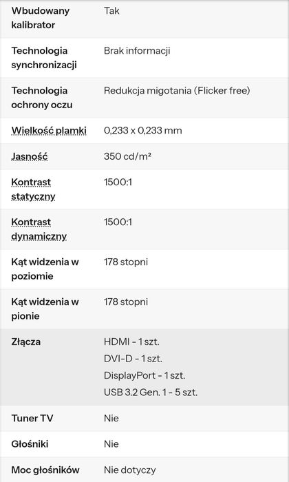 Monitor fotograficzny Eizo CG2730 z wbudowanym kalibratorem