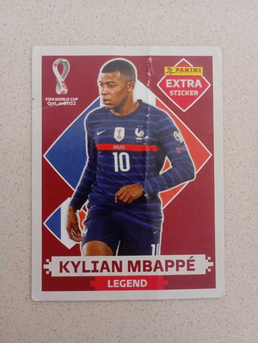 Cromo copa 2022 Kylian Mbappe