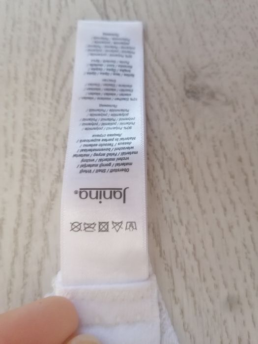 Biały biustonosz Janina 75 B 36 s