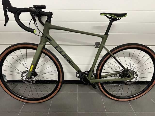 Rower gravel CUBE Nuroad Race Olive 58 L