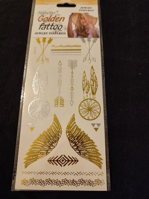 Nowe, tymczasowe tatuaże