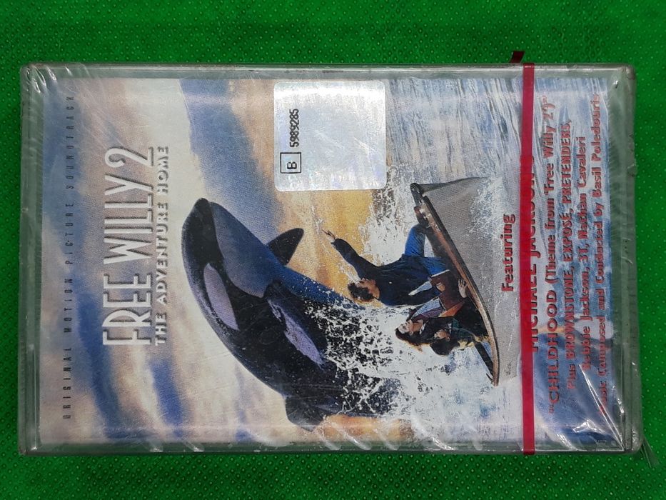 Kaseta Free Willy 2 OST 1995r. Folia