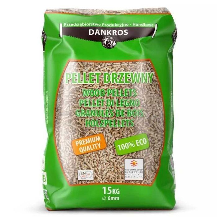 Pellet drzewny Dankros certyfikowany