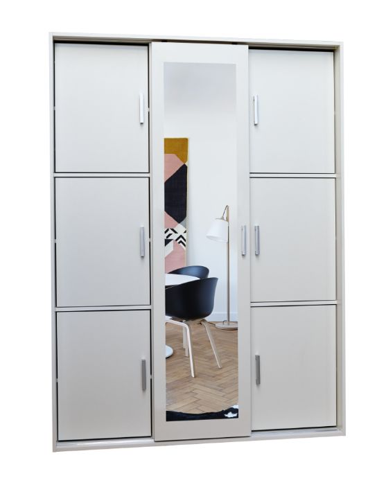 Szafa garderoba do przedpokoju z lustrem 150 cm głębokość 40 cm