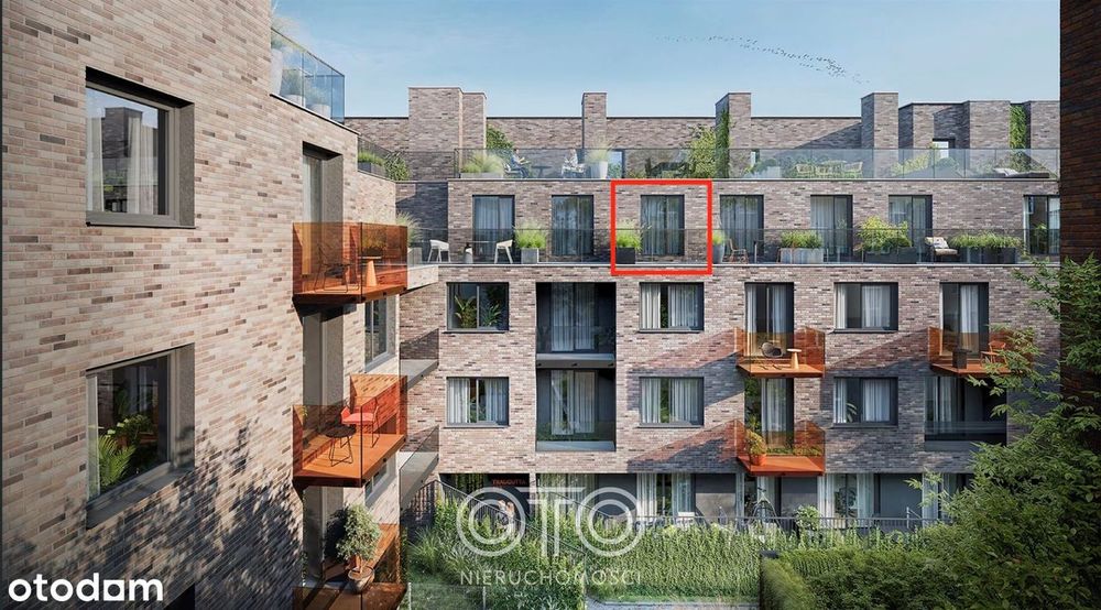 Lokal z tarasem w nowej inwestycji w centrum