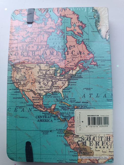 Стильний блокнот Vintage Map Notebook/England
