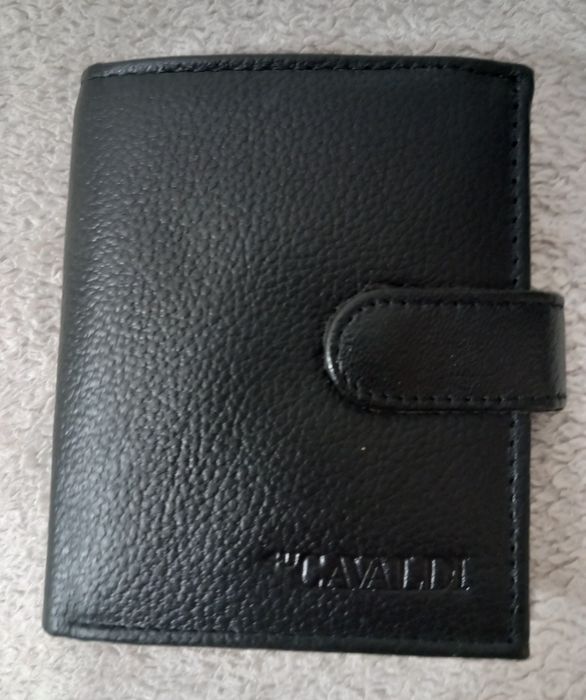 Portfel męski Cavaldi ze skóry naturalnej z ochroną kart RFID NOWY