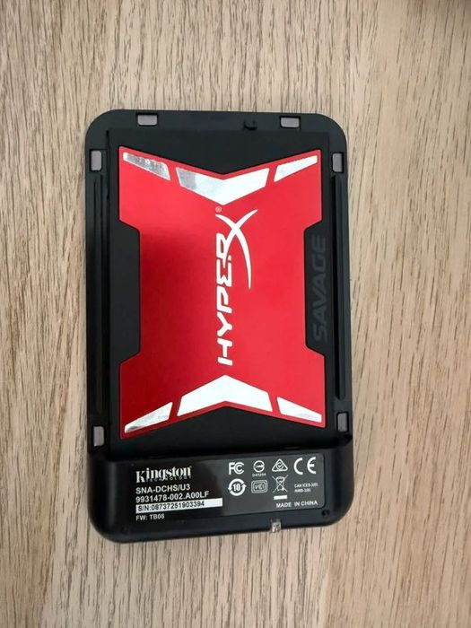 Disco interno & externo Hyperx Savage - SHSS37A 480GB
