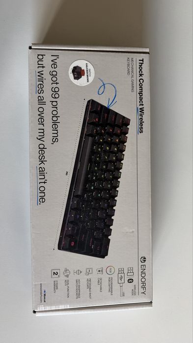 Endorfy thock compact wireless brązowe switche