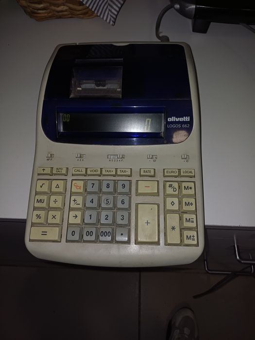 calculadora de secretária Olivetti Logos 662.
