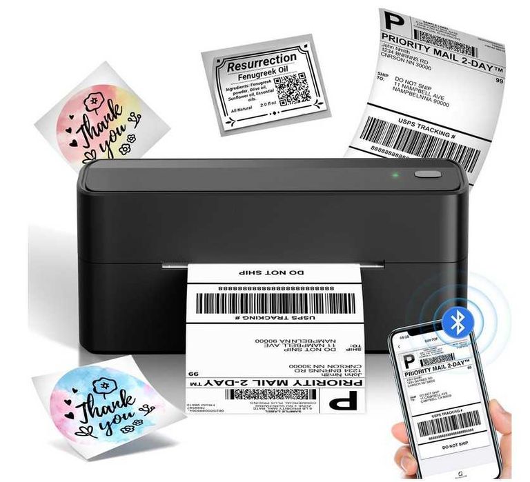 Drukarka etykiet wysyłkowych 4x6" Bluetooth Phomemo 241BT