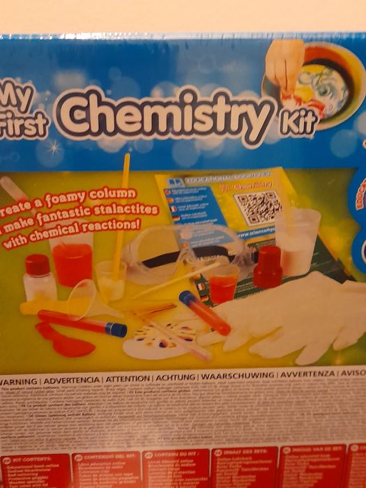 Laboratório experiências infantil