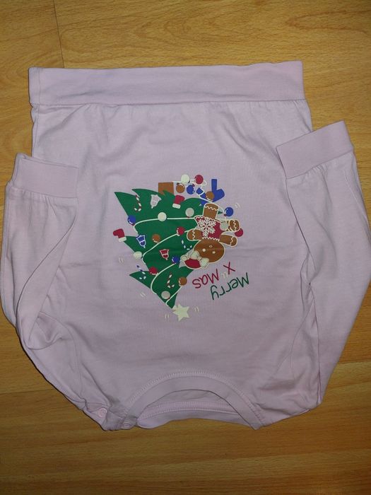 Zestaw świąteczny dla dziewczynki bluzka i spodnie 86 92 cm