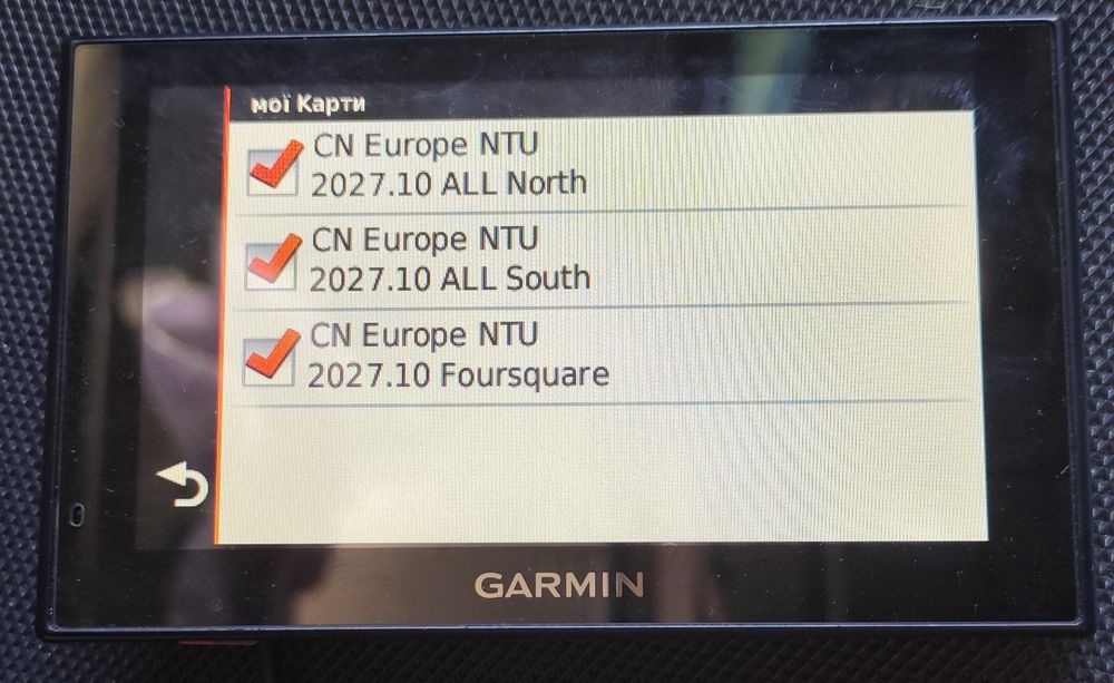 Навігатор Garmin dezl-570 для вантажівок