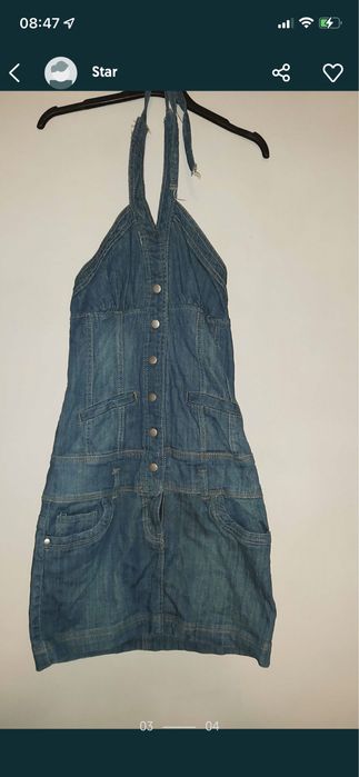 Sukienka jeansowa RESERVED roz. M + sukienka DENIM