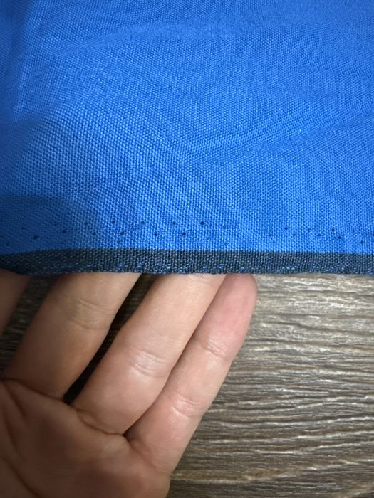 Тканина синього насиченого кольору