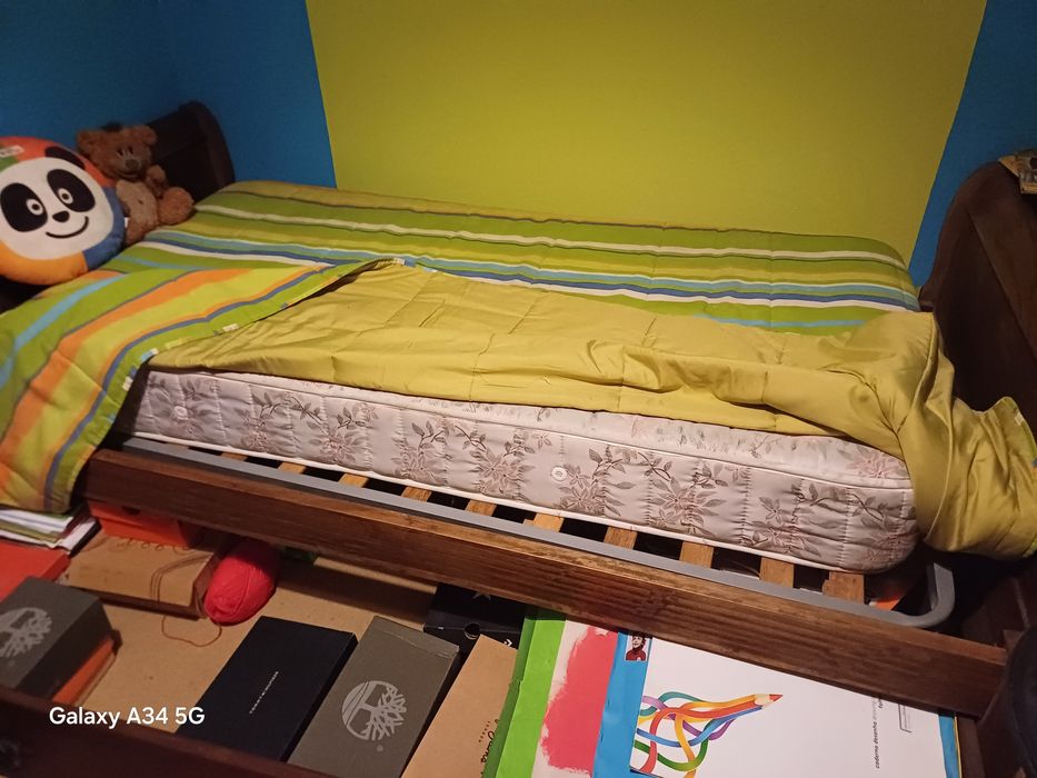 Cama Madeira Castanho