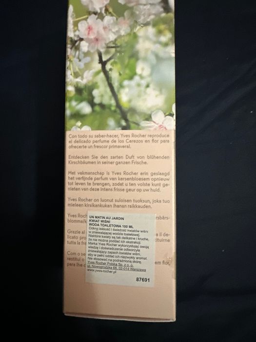 Woda toaletowa Cherry Bloom Yves Rocher Kwiat Wiśni