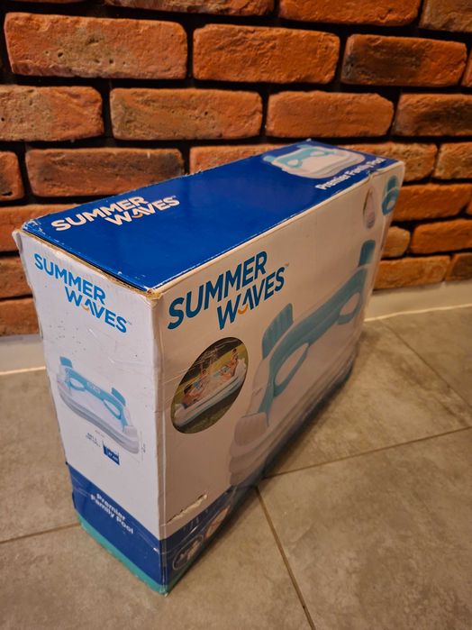 basen Summer Waves Jumbo Family Pool Premium 2 pierścienie 223 x 223 x 66 cm