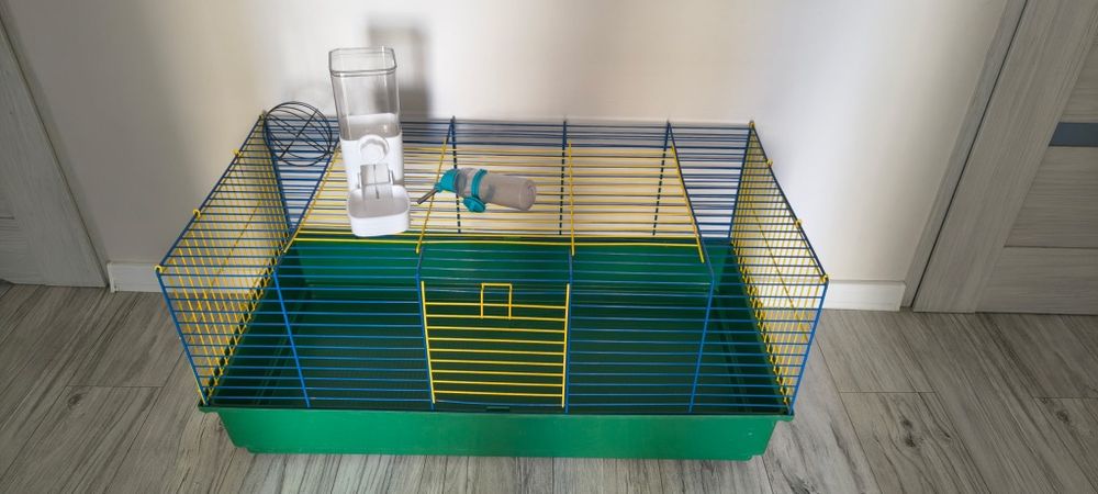 Klatka dla królika z akcesoriami