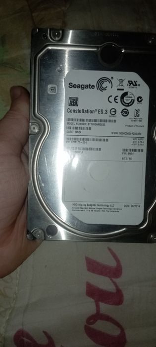 Seagate ST1000NM0033 1TB Capacity SATA 6Gb/s 128MB 3.5" HDD
