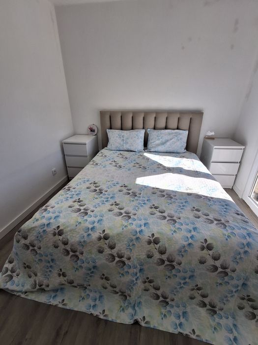 Colcha reversível para cama de casal