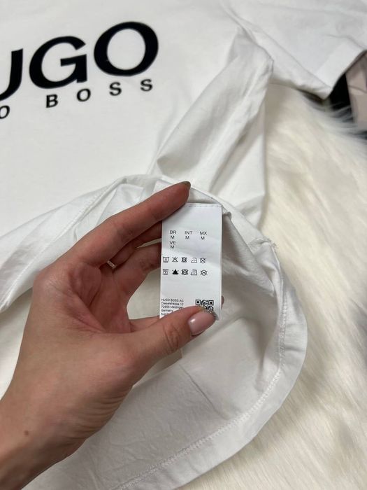 Чоловіча біла футболка Hugo BOSS