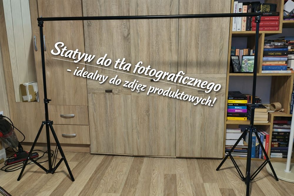 Stojak statyw do tła fotograficznego