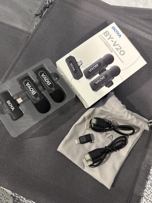 Микрофон беспроводной двойной Type-C BOYA BY-V20