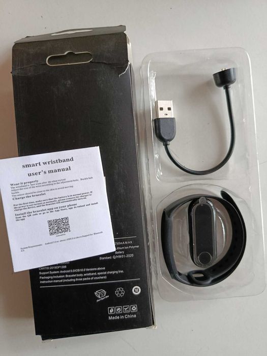 Smart bracelet smartband smartwatch opaska ładowarka