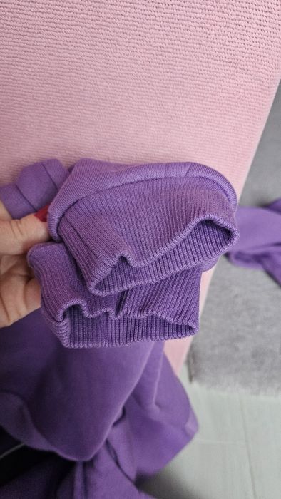 Дуже теплий фіолетовий костюм на дівчинку 7-8 років