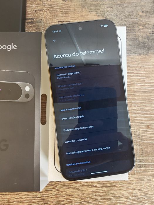 Google Pixel 9 Pro XL 5G 6.8" 16GB/256GB Dual Sim Preto Seminovo Aceito Retomas