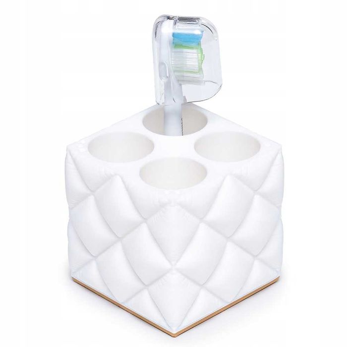 OUTLET Organizer końcówek 2x2 GLAMOUR (biały, kwadratowy)