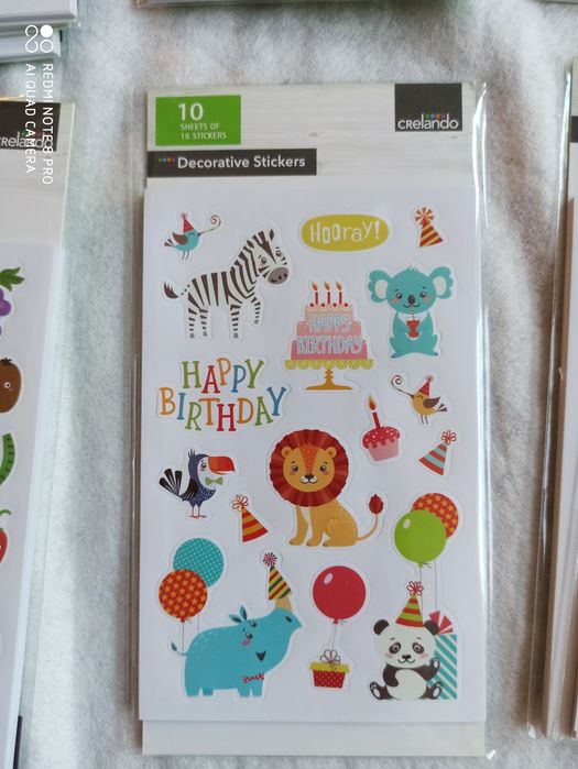 Нові! Забавні наклейки по 10 листів /уп.