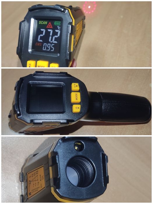 Пірометр Smart Sensor ST490+ бкзконтактний лазерний T600A